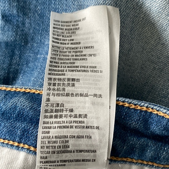 Abercrombie & Fitch Straight Leg Jeans - Size 2 SHORT - Picture 6 of 10